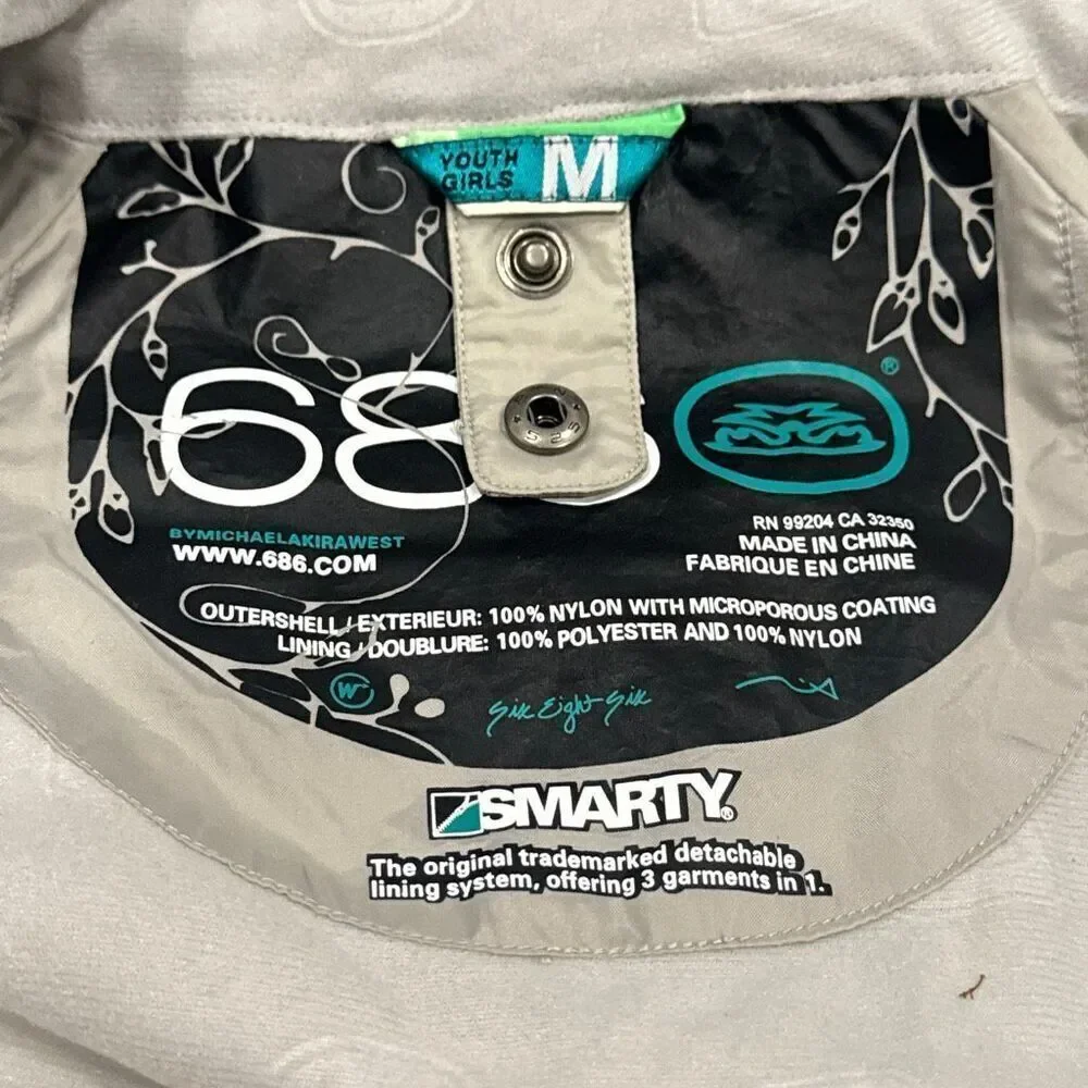 686 Youth Girls' Hydra Insulated Jacket size medium